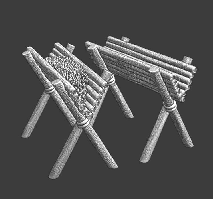 Northern Crusades Miniatures Medieval Animal Feeders 28mm 32mm 35mm 40mm 54mm 3D
