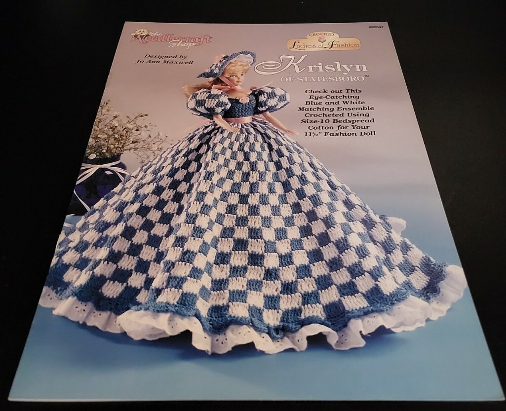 CS18 TNS 1999, CROCHET LADIES OF FASHION, KRISLYN OF STATESBORO PATTERN LEAFLET