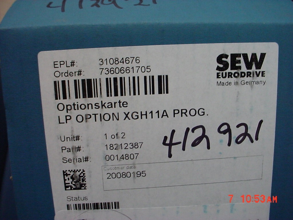 SEW Eurodrive 18212387 Multi-encoder card
