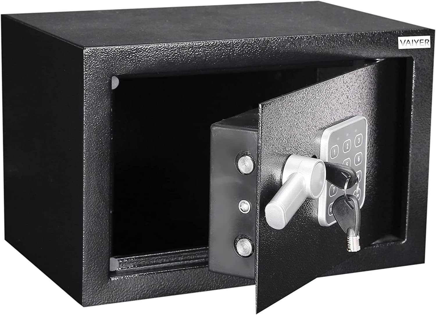 Home and Office Electronic Safe Box with Digital Keypad & Keys,