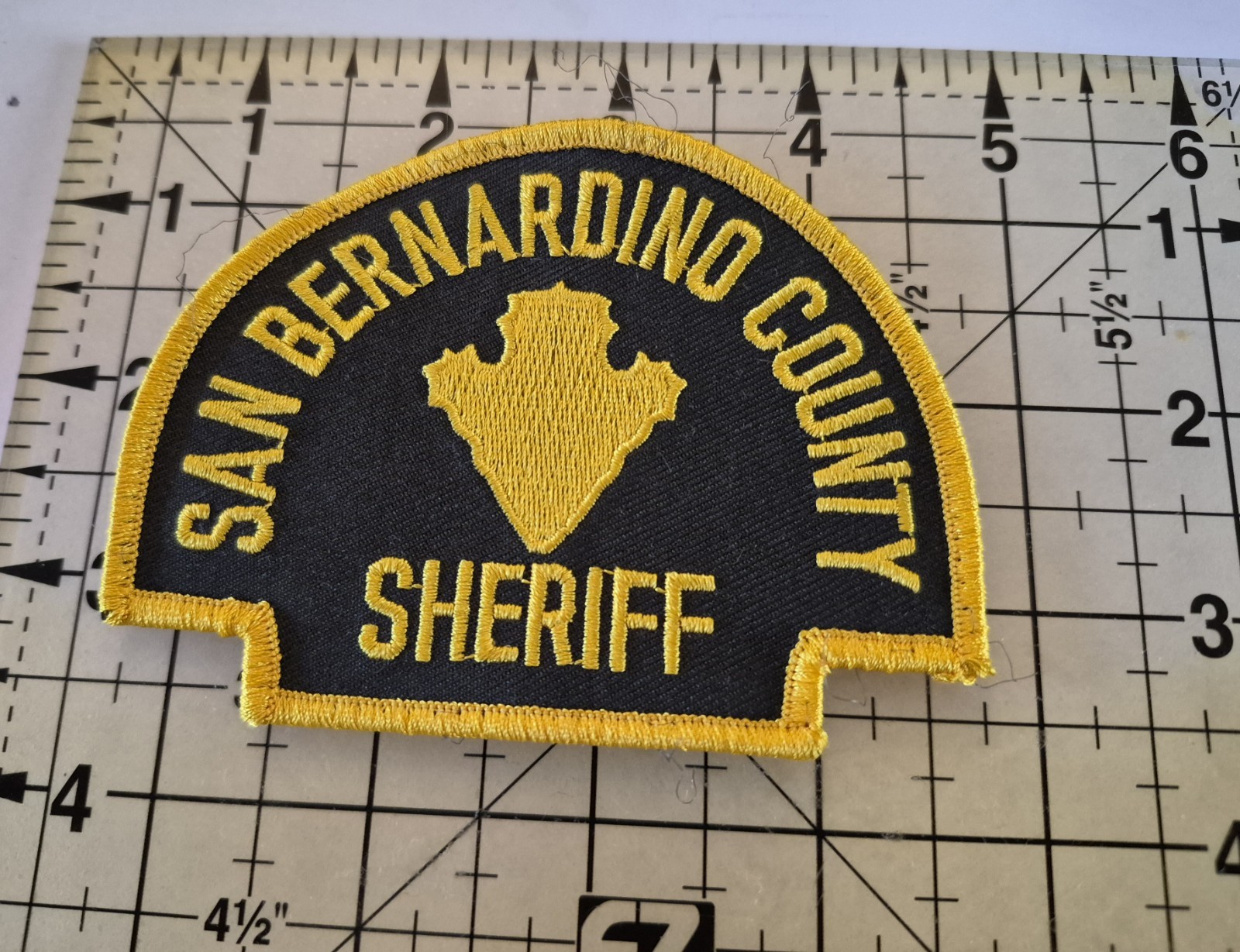 SAN BERNARDINO COUNTY CALIFORNIA SHERIFF SHOULDER PATCH