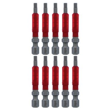 Wiha 76563 MaxxTor Impact Bit Hex 3.0mm x 49mm - 10 Pack