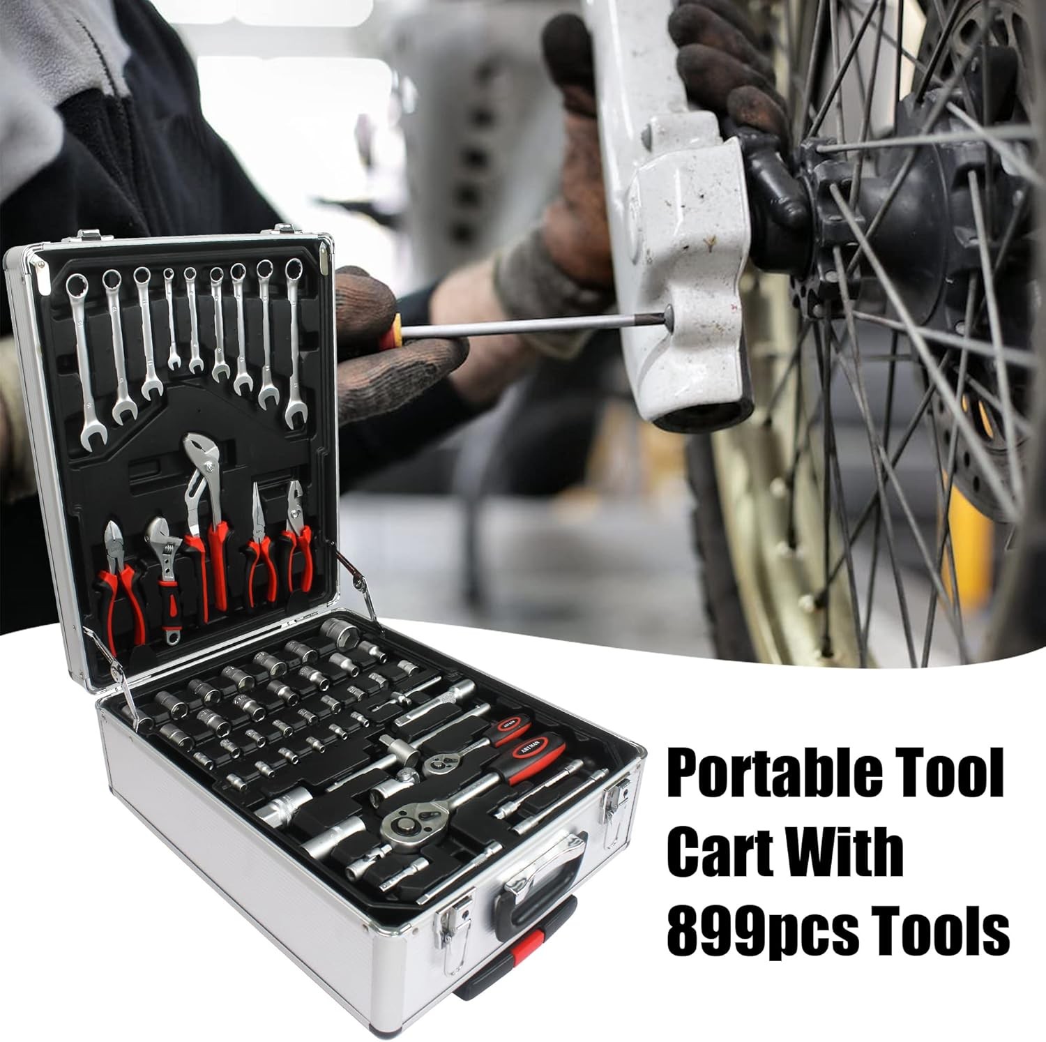 Multi functional combination toolbox, one-stop solution for maintenance needs!