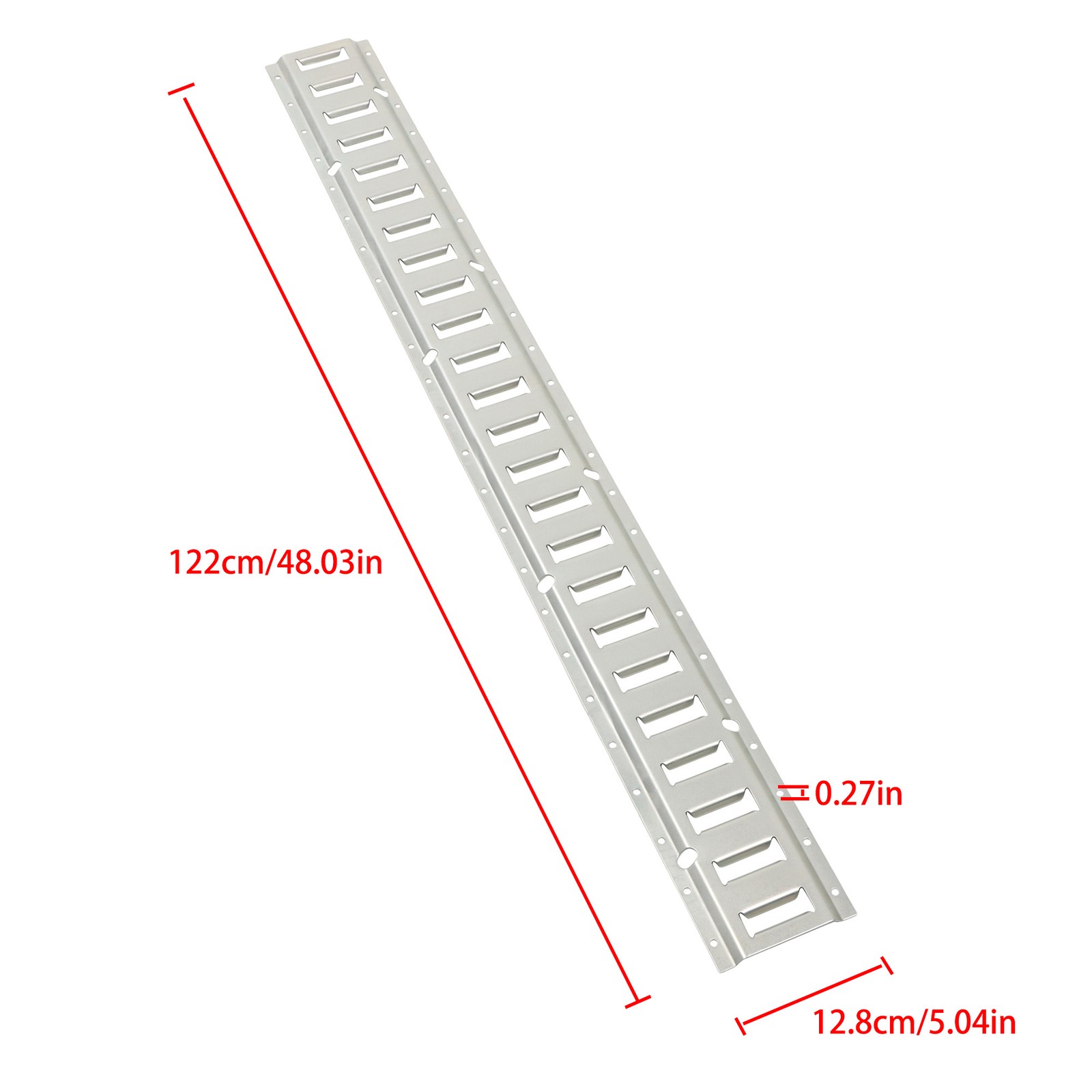 6 Pack Fit For Garages Vans Trailers Labwork E Track Tie Down Rail Kit 4' New