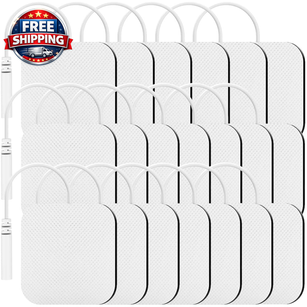 Reusable TENS Unit Replacement Pads 2x2" - 20PCS 3rd Gen Electrode Pads