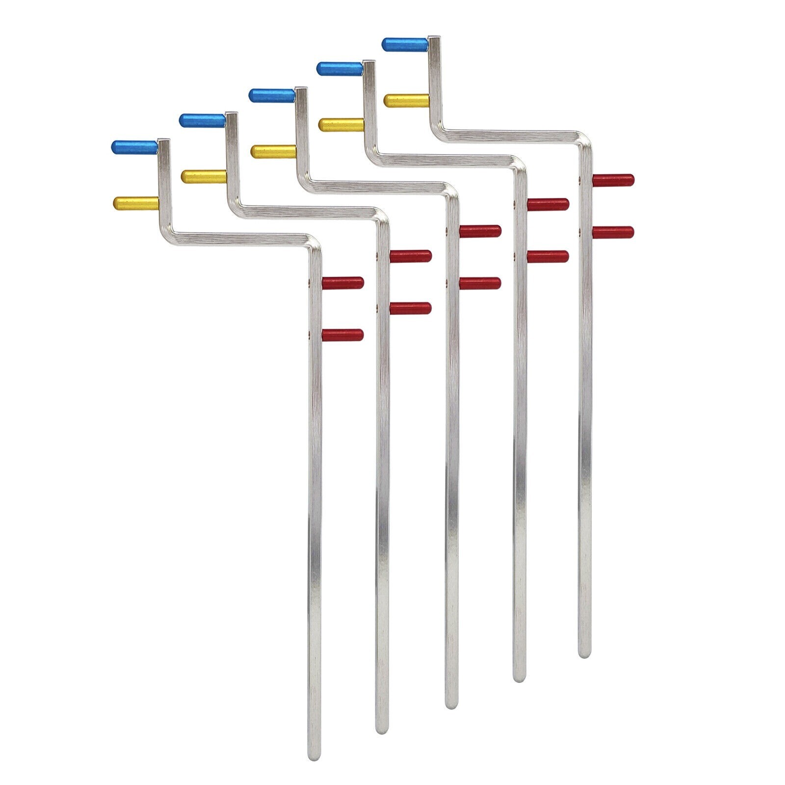 5x Dental Universal Metal Aiming Arm Color Coded Rinn XCP Style X-Ray Aligning