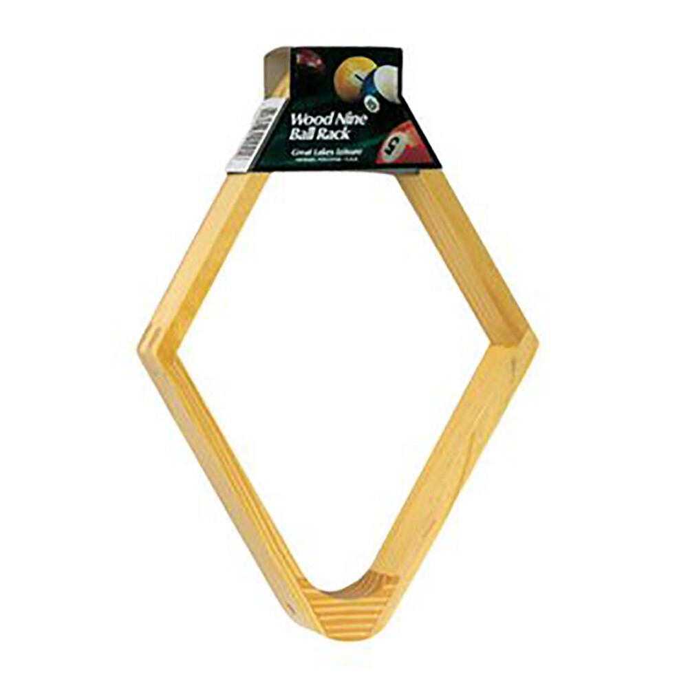 Billiard Pool Table Rack - 9 Ball - Wood