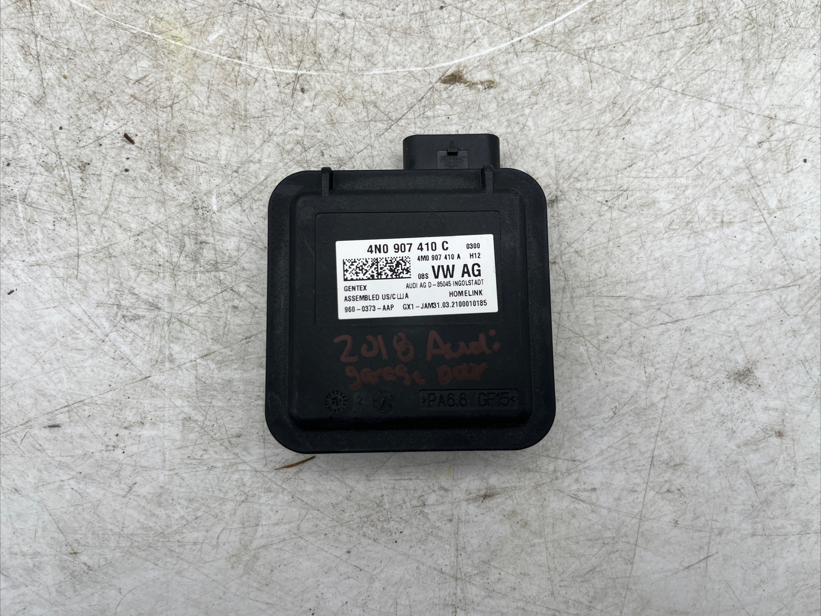 2018 2019 2020 Audi Volkswagen Garage Door Control Module