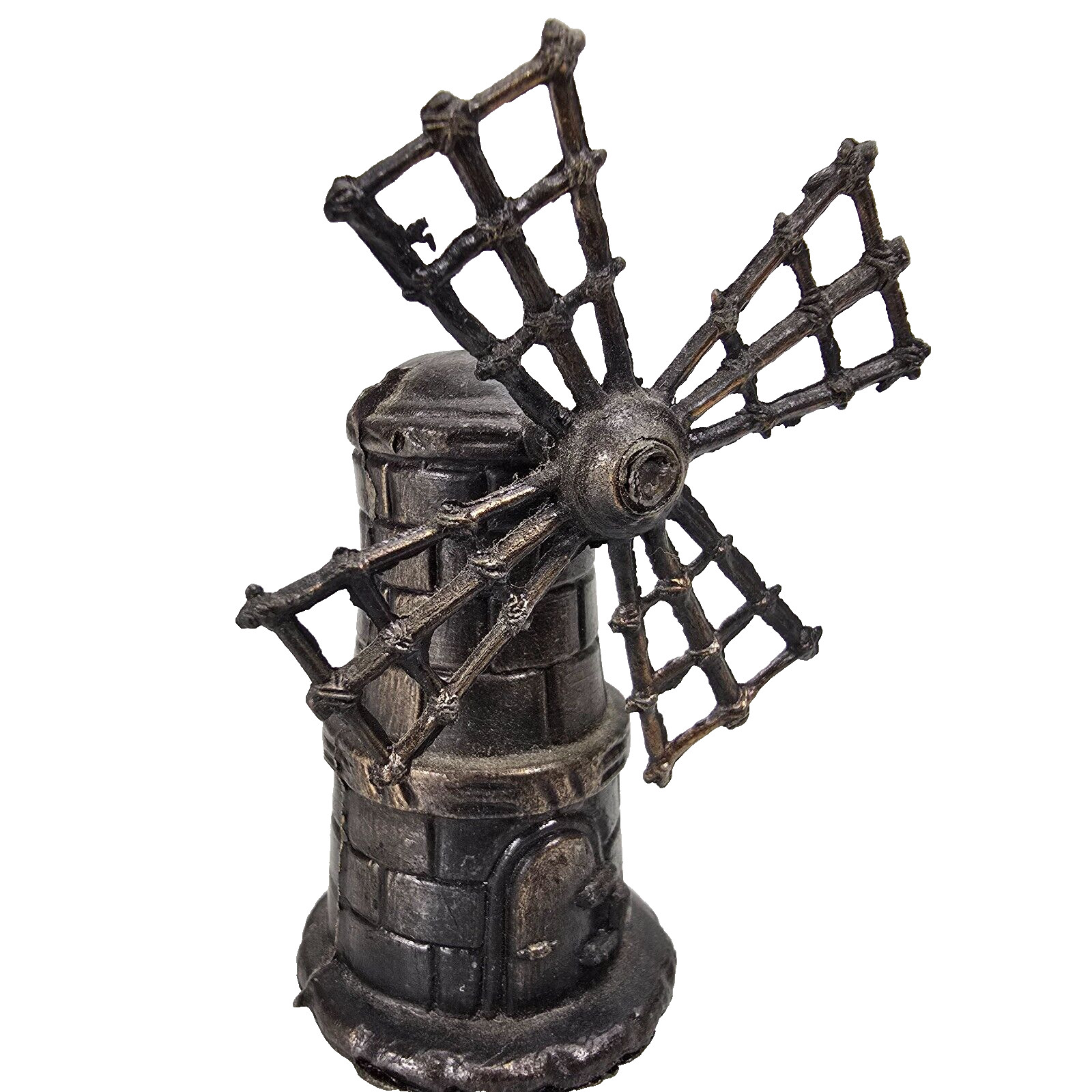 Die Cast Metal Miniature Windmill Pencil Sharpener Wind Mill 832 Hong Kong VTG