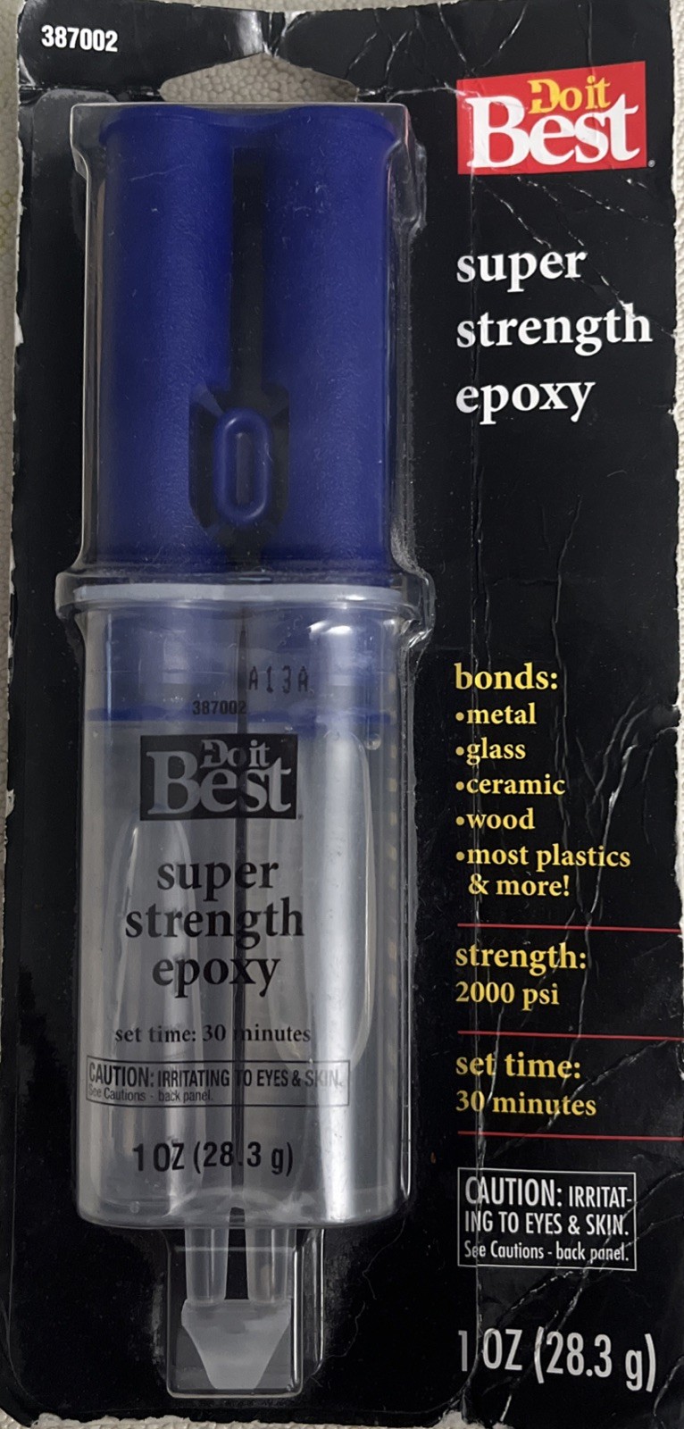 Do it Best 1 Oz. Super Strength Epoxy Syringe 387002
