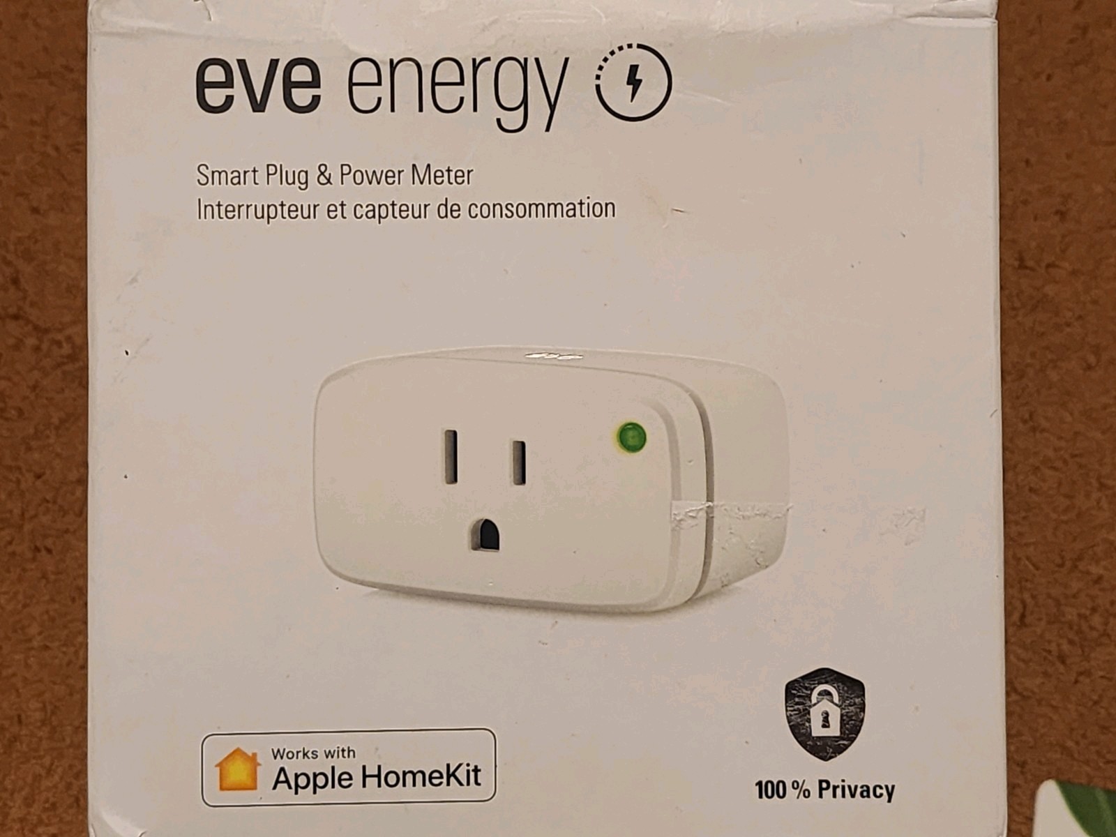 Eve-Energy Smart Plug & Power Meter Apple Homekit Bluetooth Hey Siri - On/Off