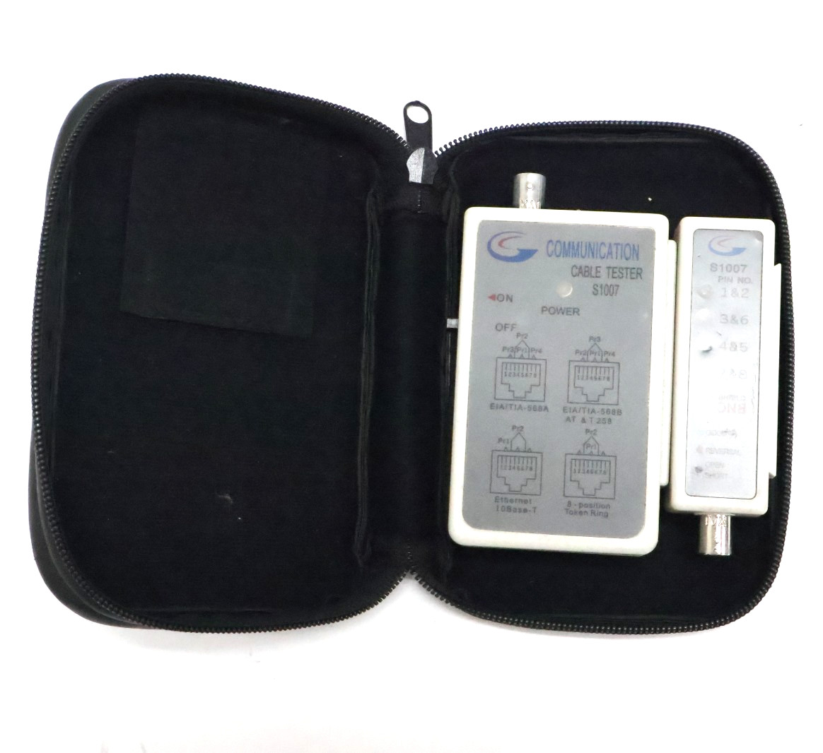 Communication S1007 Network Cable Tester Kit w/ Case