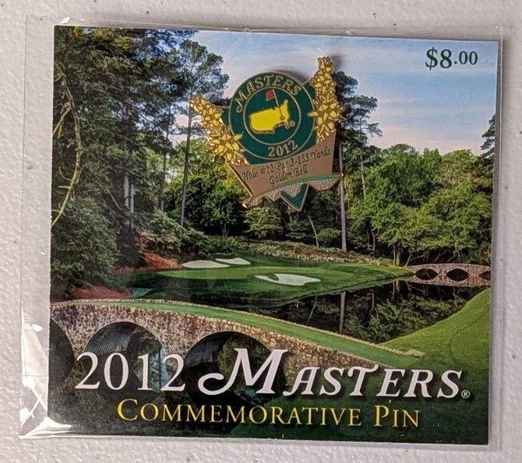 2012 MASTERS Commemorative PIN from AUGUSTA NATIONAL