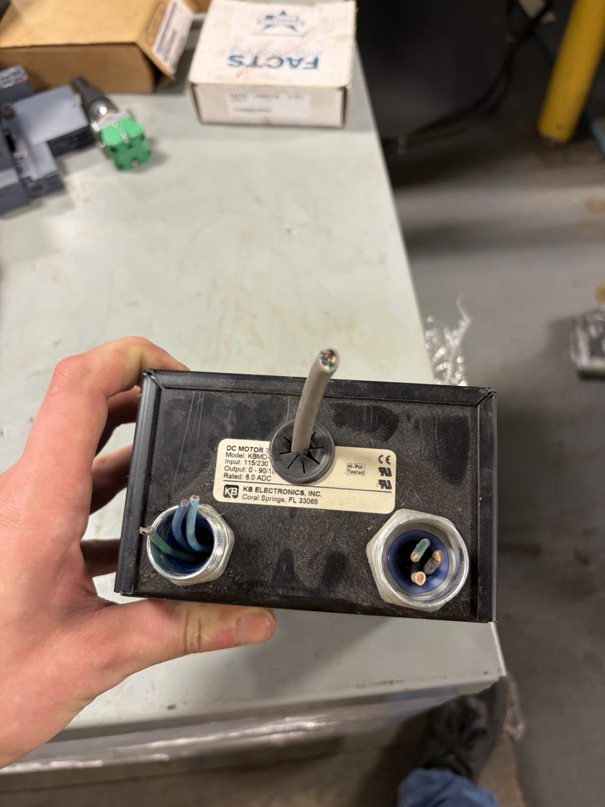 KB ELECTRONICS KBMD-240D DC MOTOR CONTROL USED