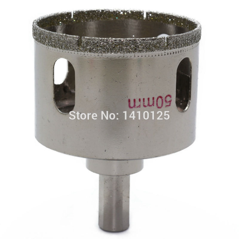 50 mm 2" inch Diamond Hole Saw Granite Drill Bit Coated Masonry Drilling Cutter