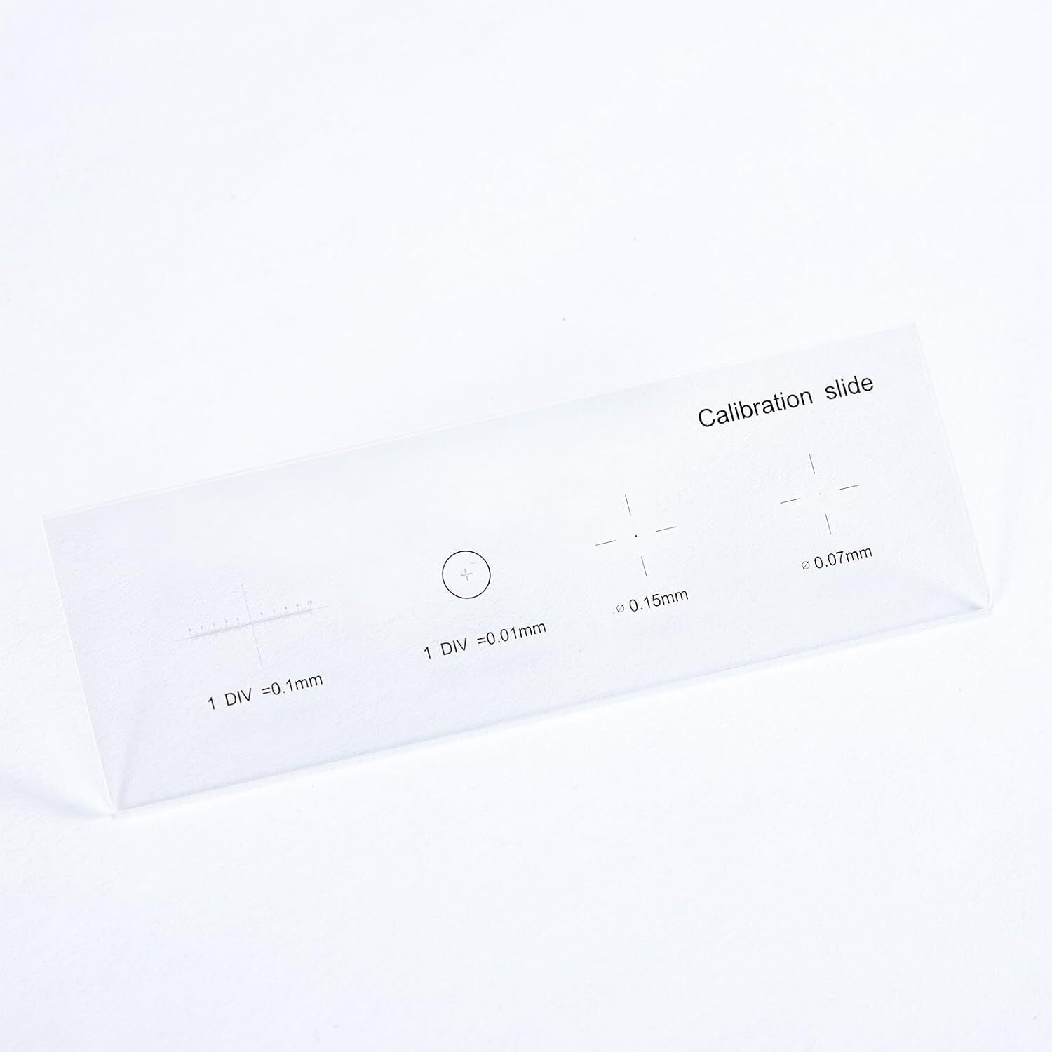 0.01mm Microscope Reticle Calibration Slide Multifunctional Microscope