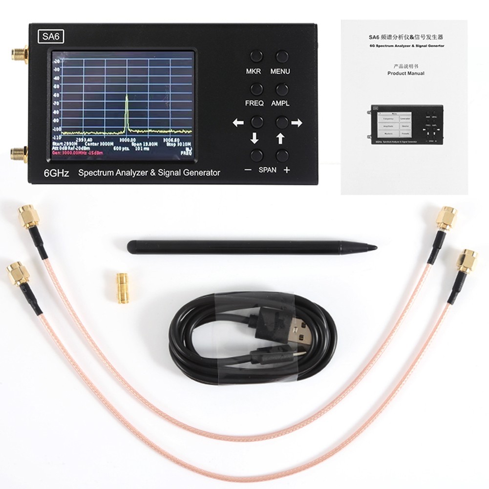 for sa6 Compact Signal Analyzer and Generator Wide Range Frequency Detection