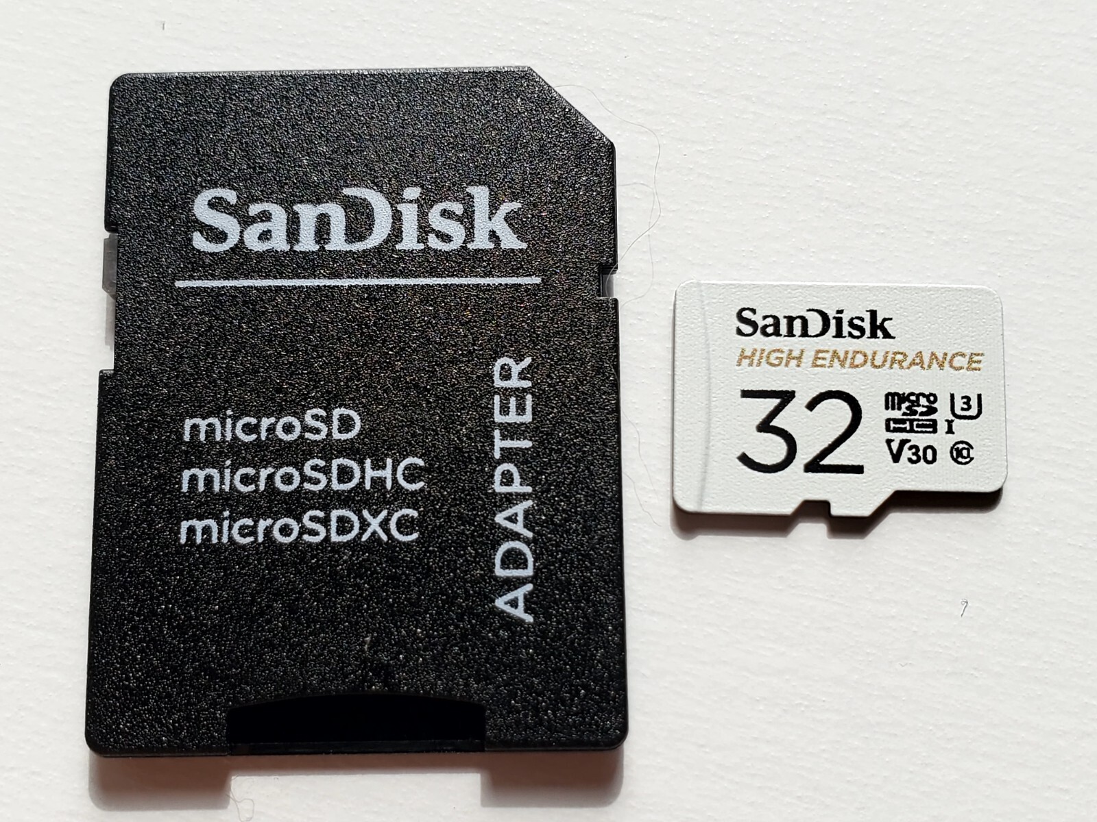 SanDisk 32GB High Endurance UHS-I V30 Class 10 microSDHC Card with Adapter