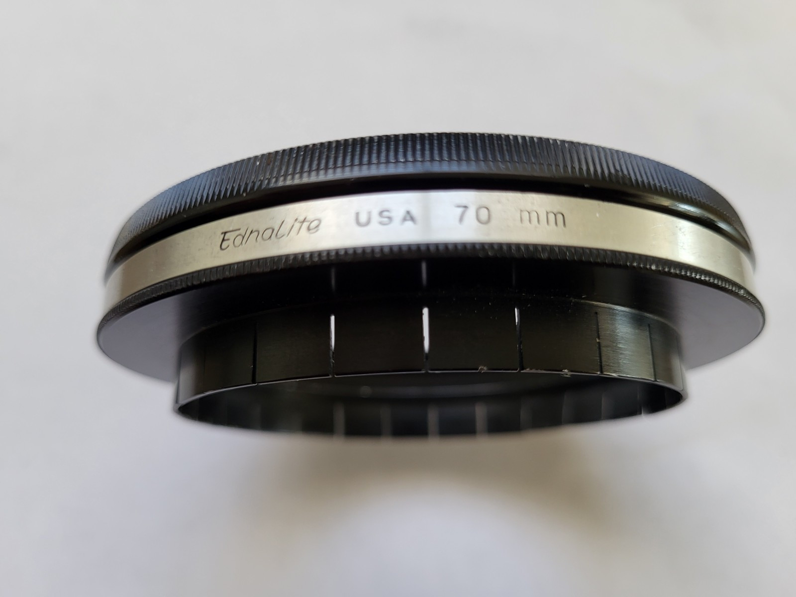 Ednalite 70mm  Push On To 86mm Drop In  Step Up Filter Holder Set