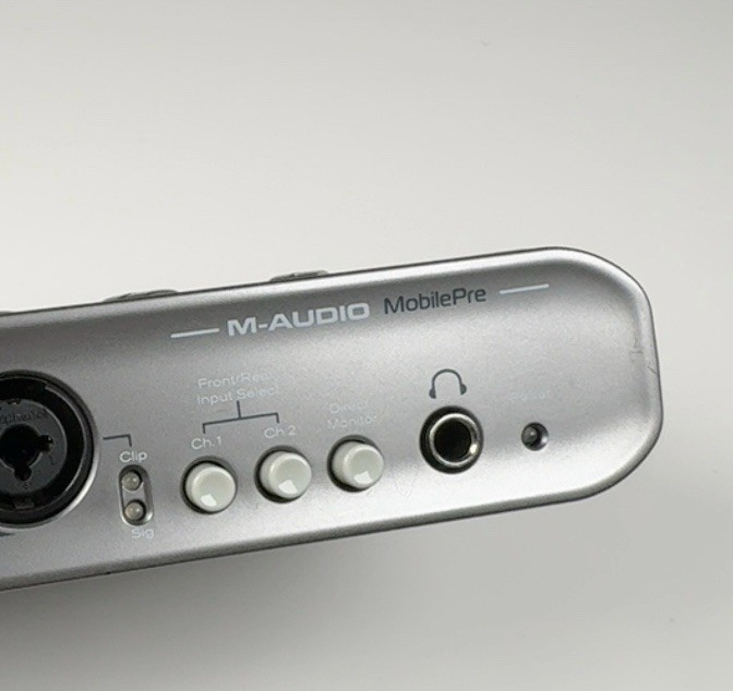 M-AUDIO MobilePre USB POWERED Audio Interface No Cords - Untested / For Parts