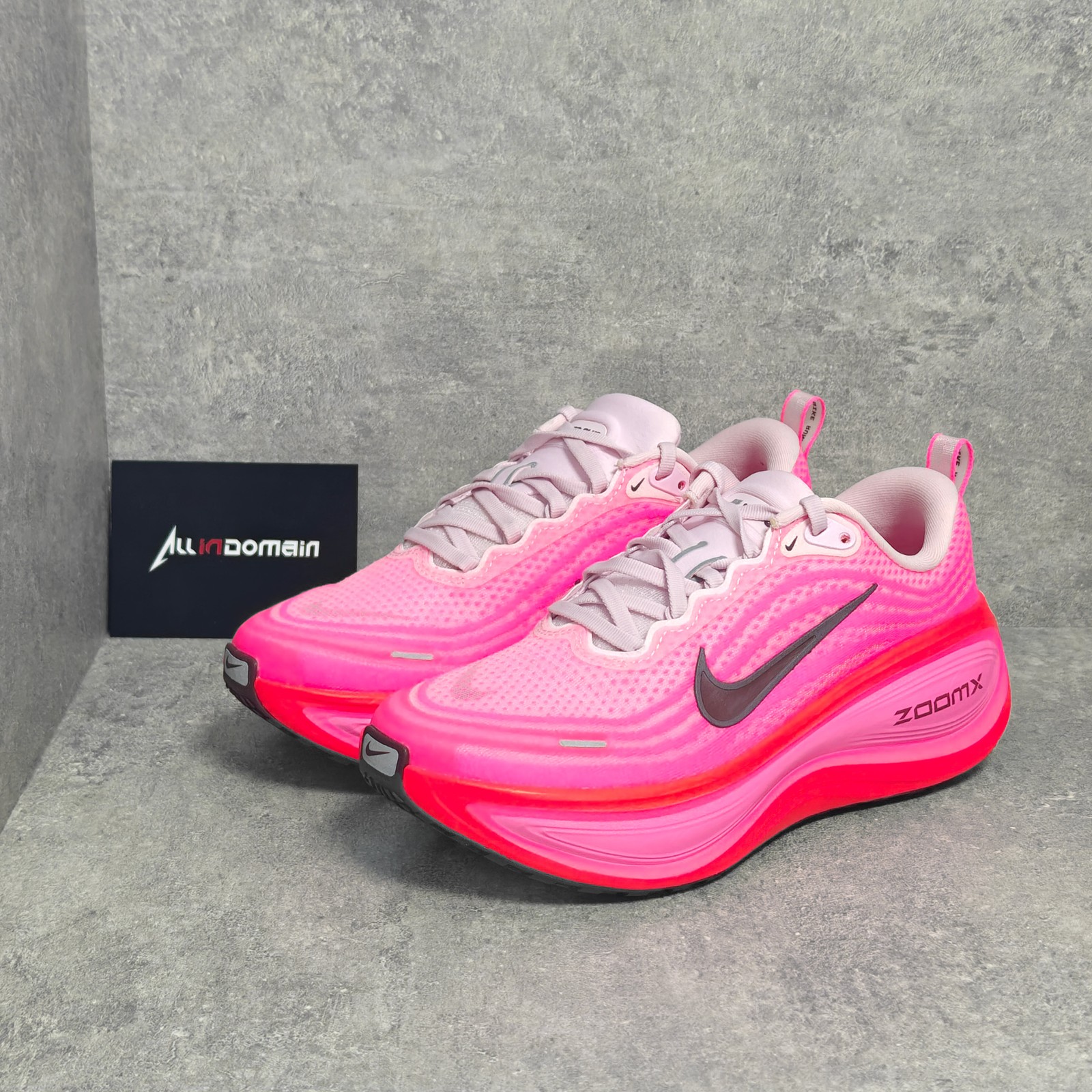 Nike Vomero Plus Hyper Pink Bright Crimson Womens HV8154-604