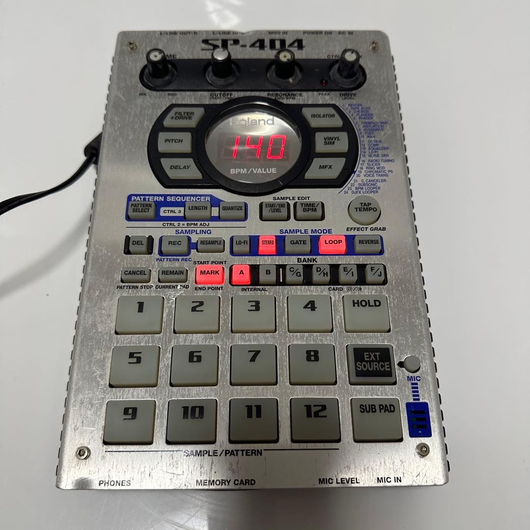 USED Roland SP-404 Sampler Machine Music Sound Effector Drum Japan