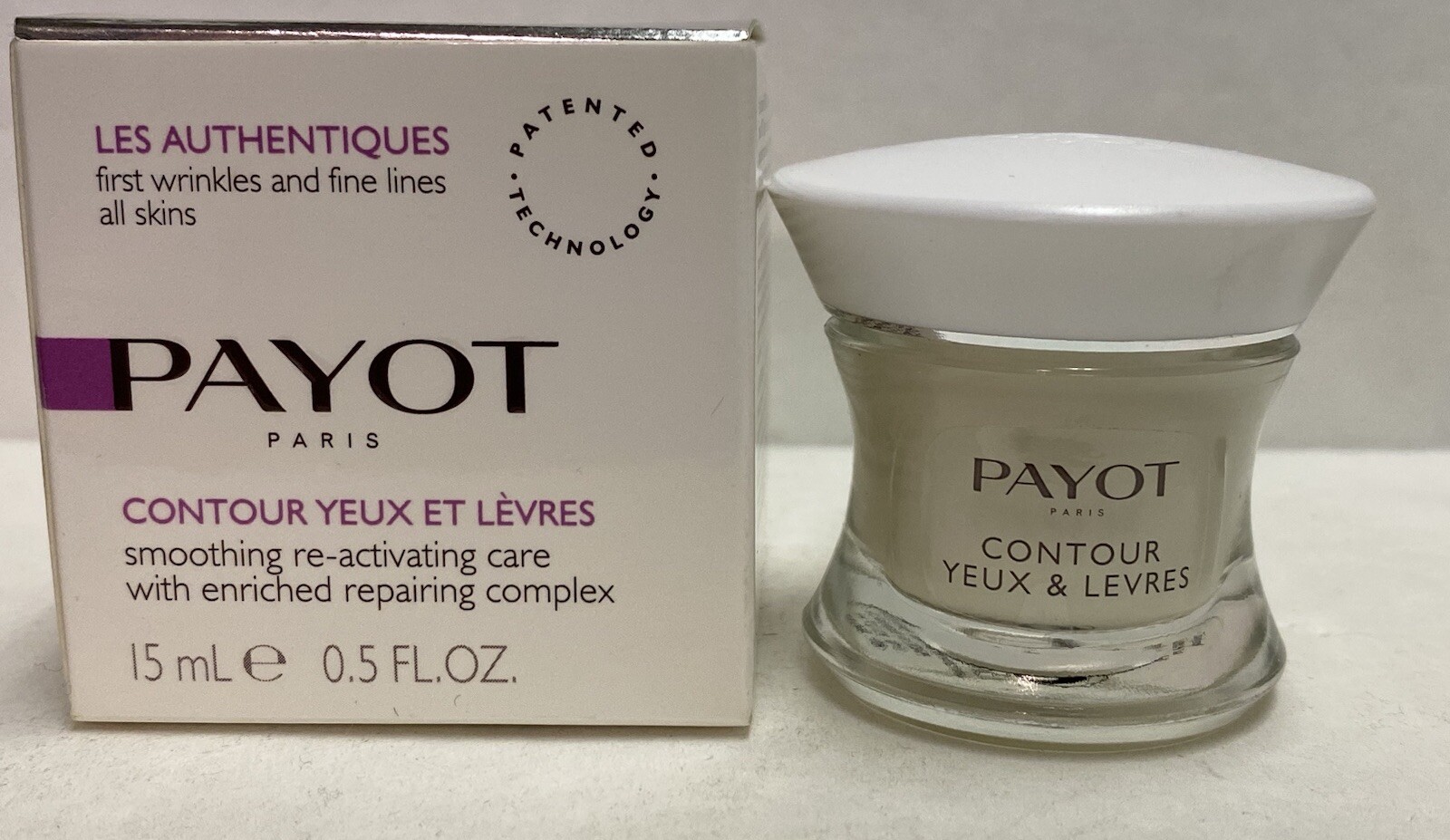 PAYOT for eye wrinkles smoothing re-activating care 0.5 fl oz NIB made in France