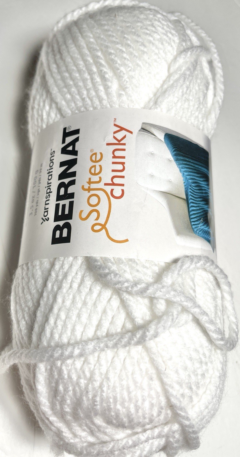 BERNAT Softee  Chunky 1 Pk. WHITE. I Combine Shipping, See Details