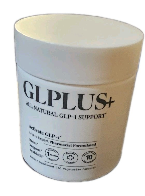 GLP-1 Supplement for Women & Men | GLPLUS+  All Natural  Exp: 12/28