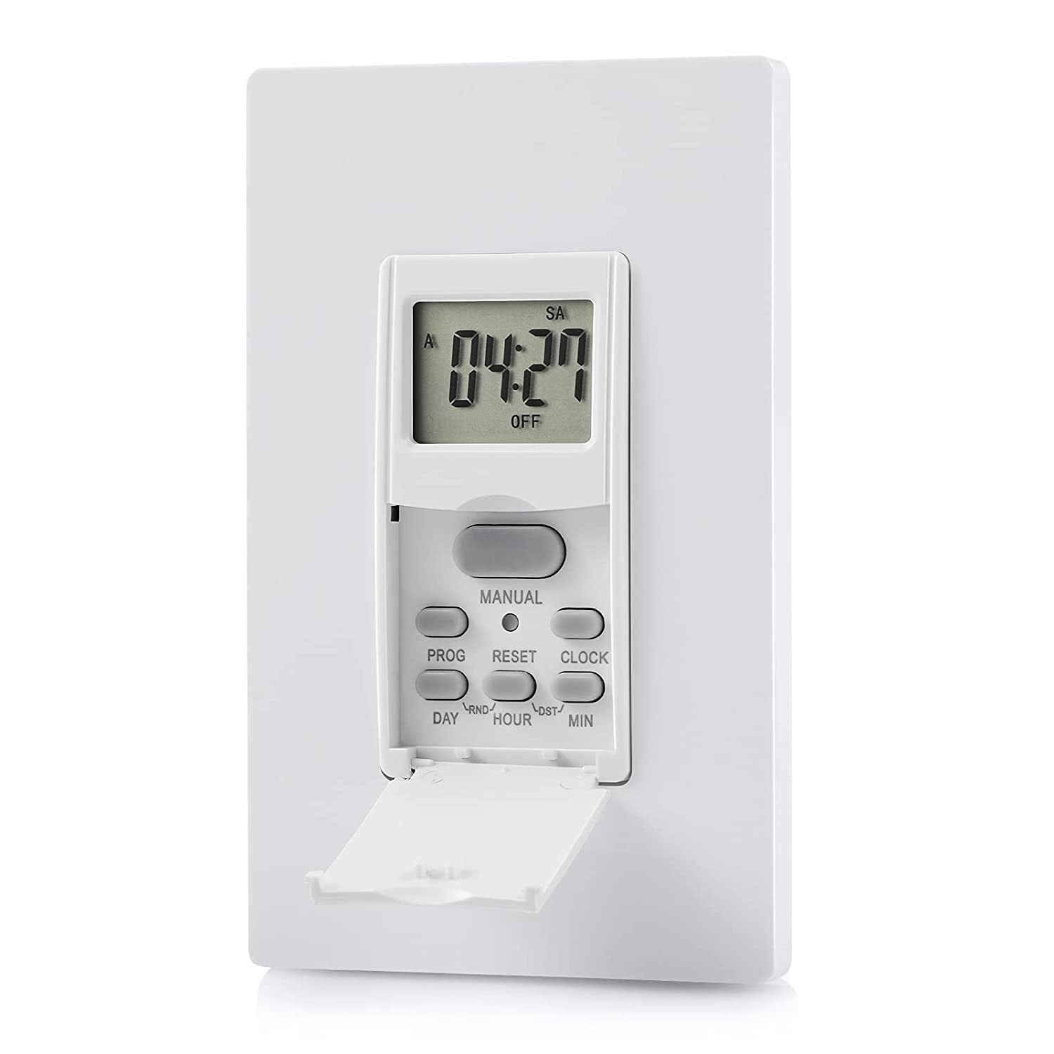 DEWENWILS  Indoor in Wall Timer Switch for Light Multi-Countdown Bathroom Timer