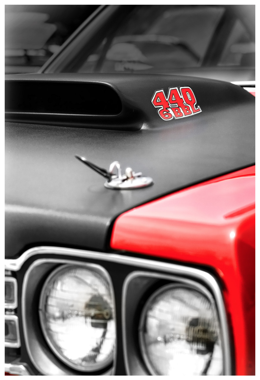 1969 Plymouth Road Runner Art Print Poster 13x19 440+6 6BBL 383 426 HEMI MOPAR