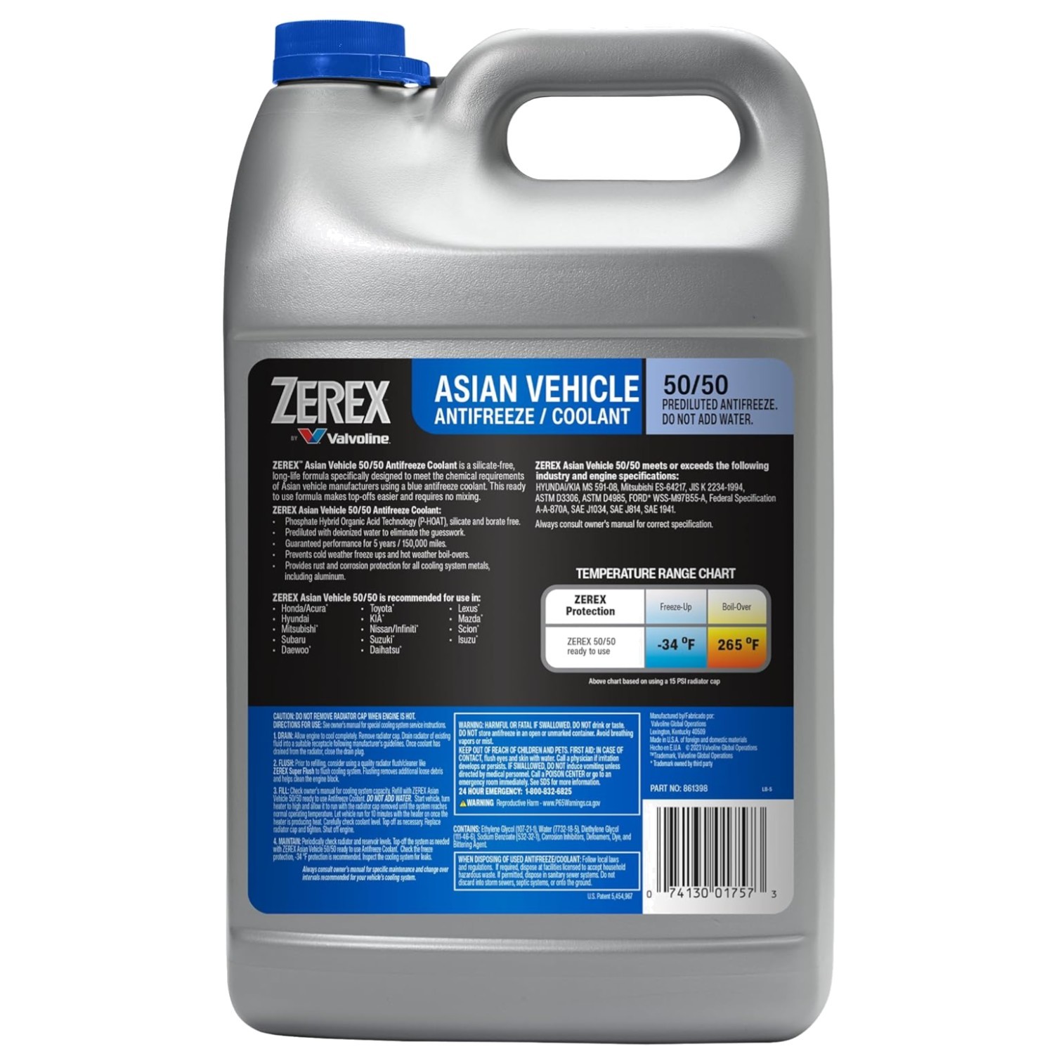 Long-Life Silicate-Free Antifreeze 1 Gal