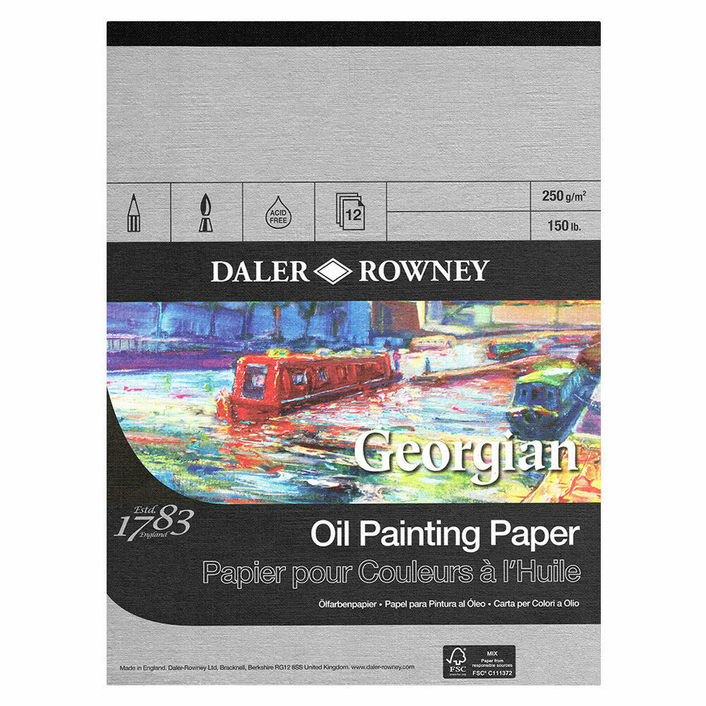 Daler Rowney Georgian Oil Painting Pad - 20" x 16"