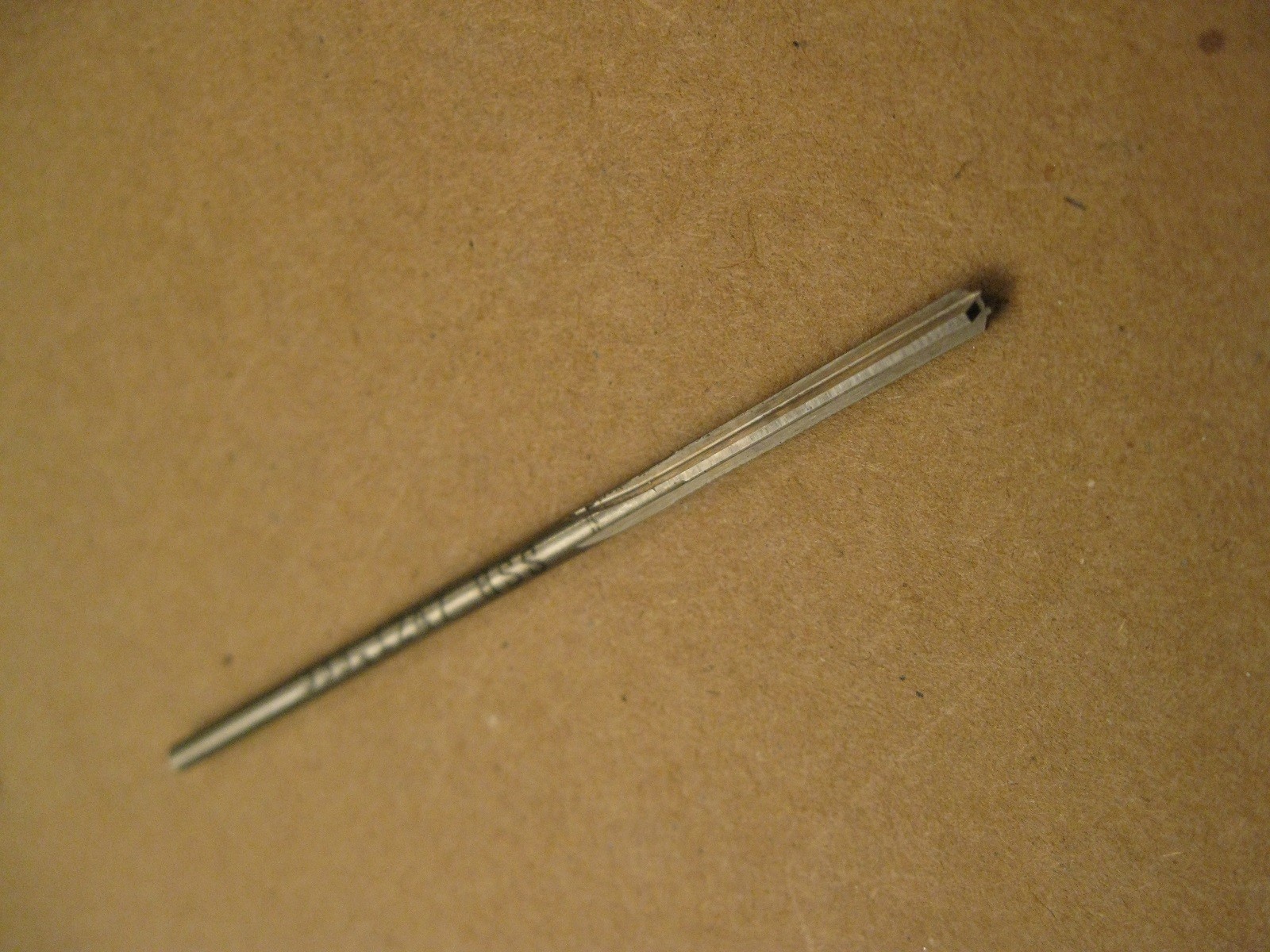 .1247" Reamer,HSS,3.5" long,Tri-Angle USA