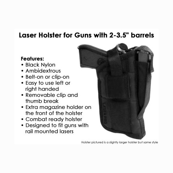 Holster for Compact Pistol w/ ArmaLaser TR2 TR9 TR12 TR38 TR39 TR6 TR5 TR33 TR24