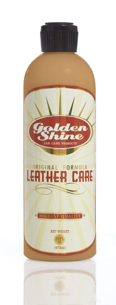 GOLDEN SHINE Leather Care, 16 Ounce Bottle, 16 Fl Oz (Pack of 1), Tan