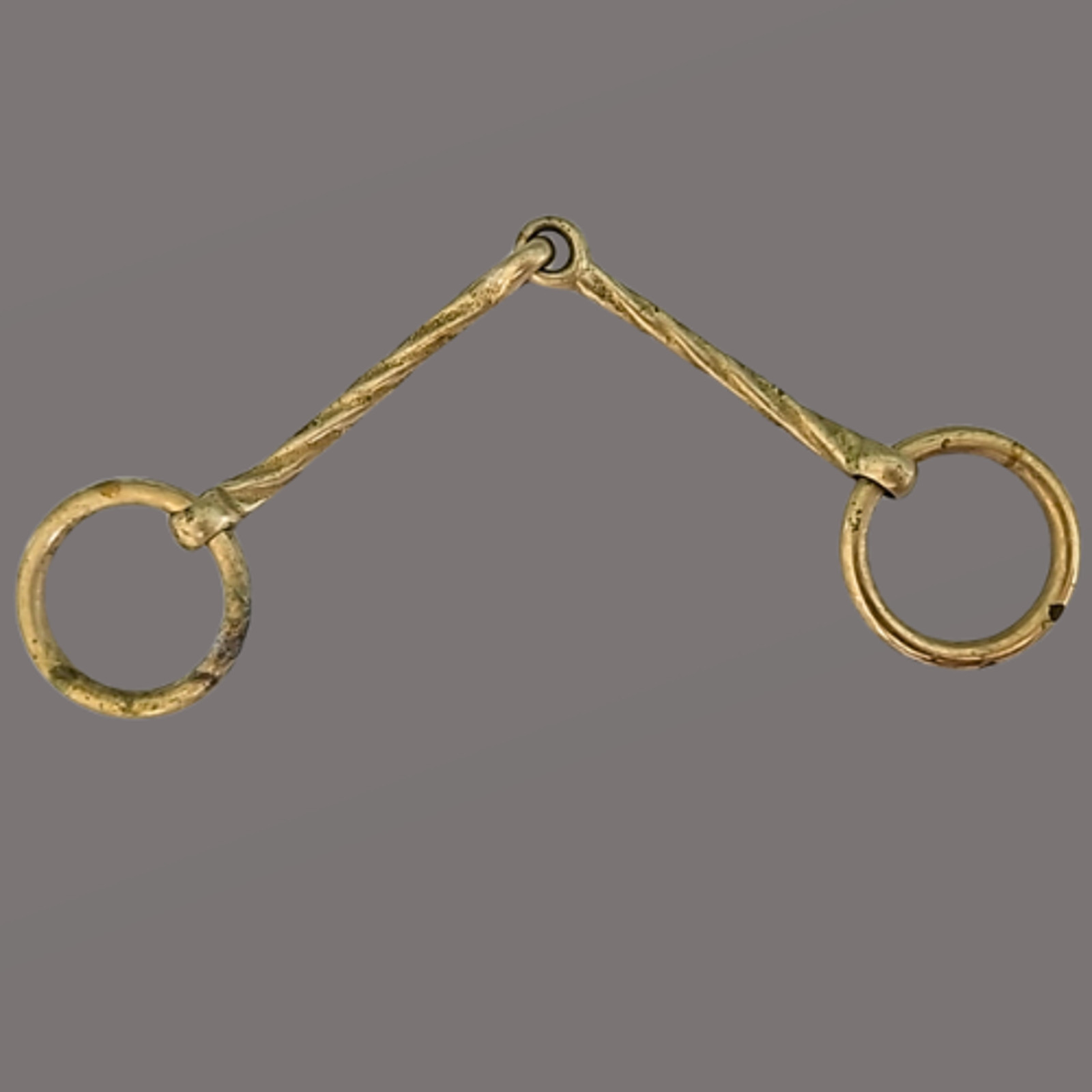 English Bradoon Bit Never Rust Twisted Mouth 5"