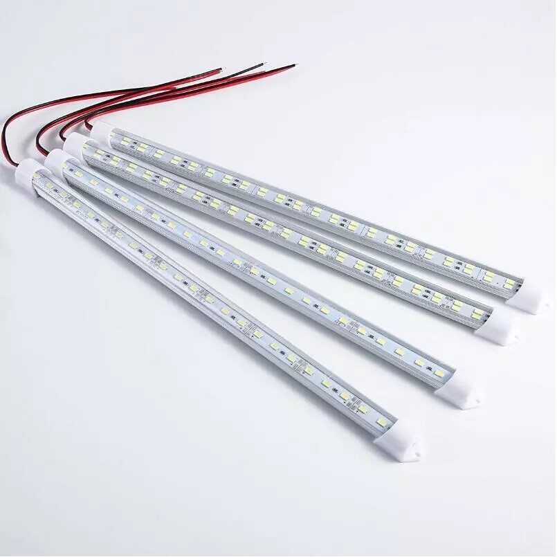 33CM 12V/24V 24/48 LED Light Strip Hard Rigid Tube Bar Lamp 5730-led Lights 1PCS