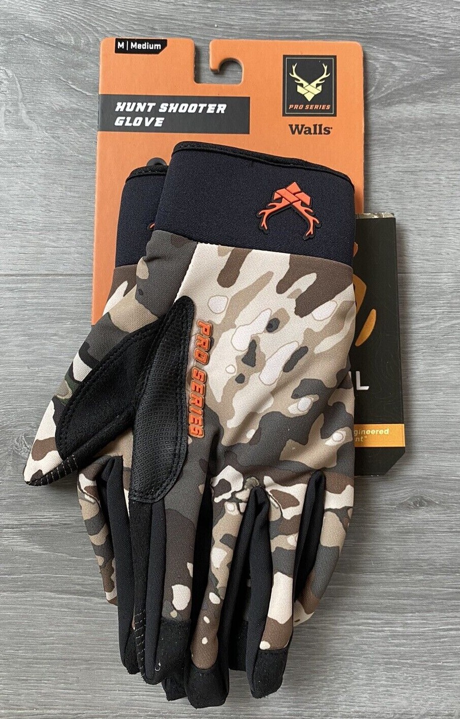 Brand New Walls Pro Series Hunt Shooter Glove Medium M Camouflage Hunting