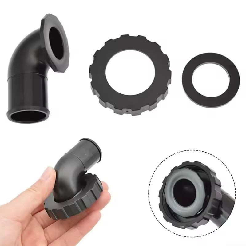 Scuba BCD Shoulder Elbow Valve 1" Corrugated for Dive Rite BC Wing Inflator Hose