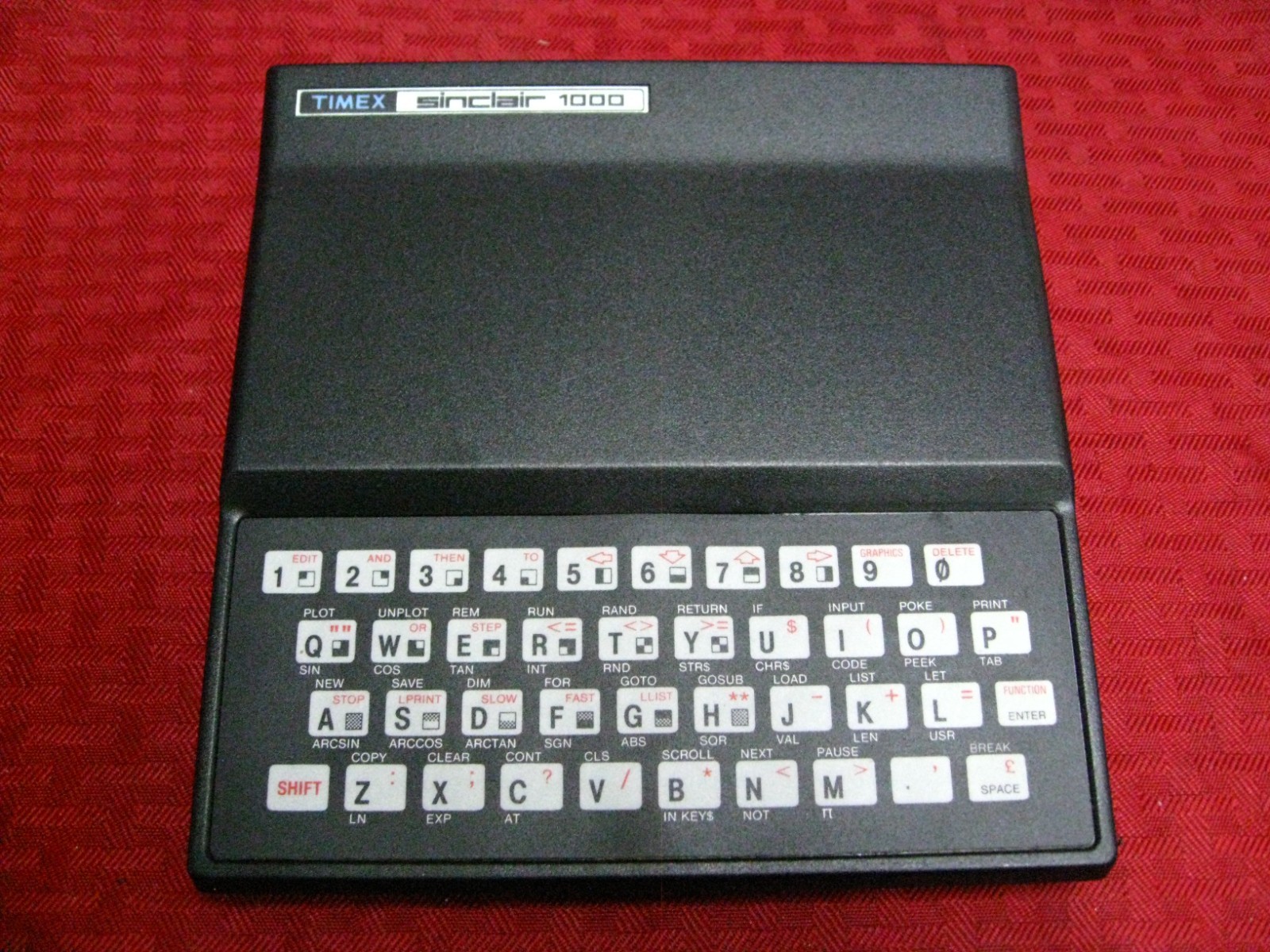 Vintage Timex Personal Computer Sinclair 1000 + Box +manual