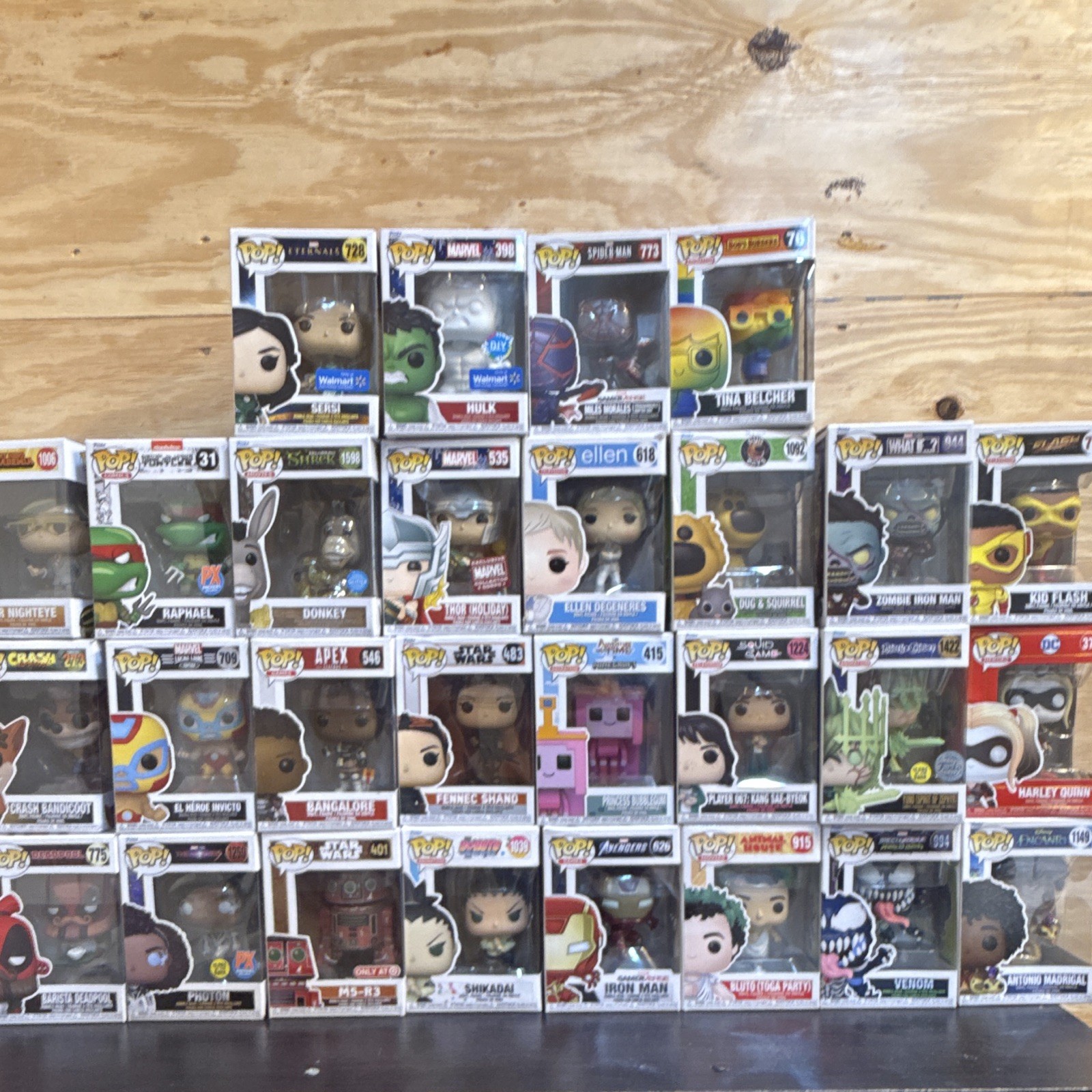 Funko Pop! Vinyl Mixed Lot of 10 random. Boxed Unopened