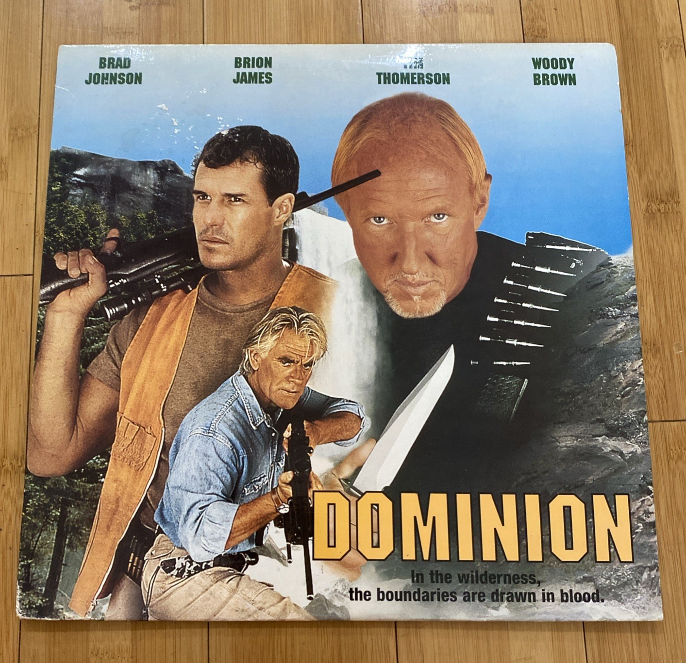 DOMINION Laserdisc LD - BRAD JOHNSON BRION JAMES
