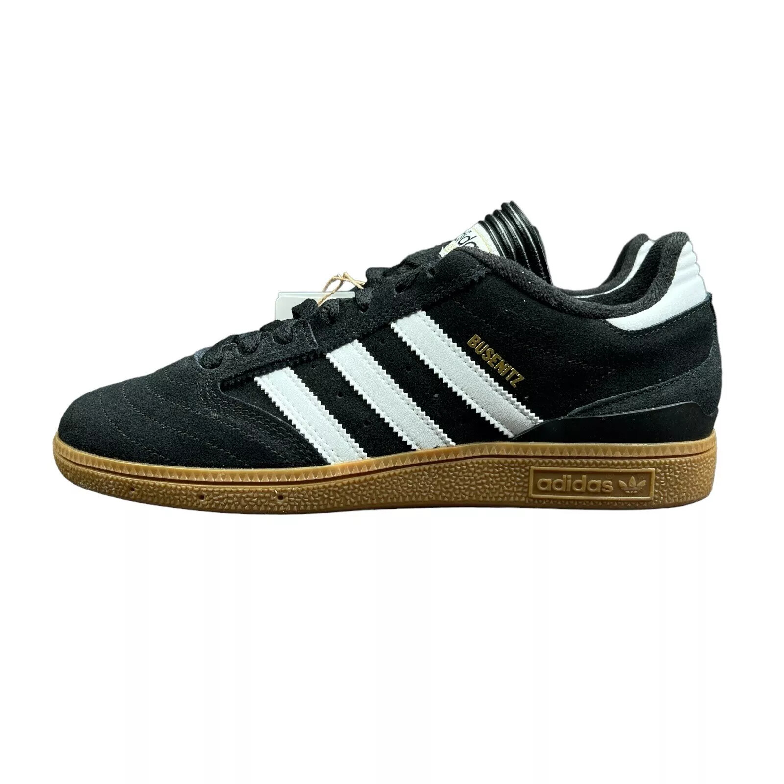 Adidas Busenitz Black White Metallic Gold Skateboard Shoes G48060 Men's Sz 7 -14