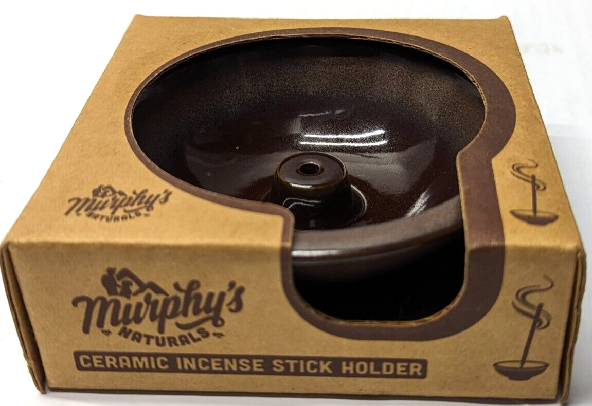 Murphy's Naturals Ceramic Mosquito Repellent Incense Stick Holder Outdoor Use
