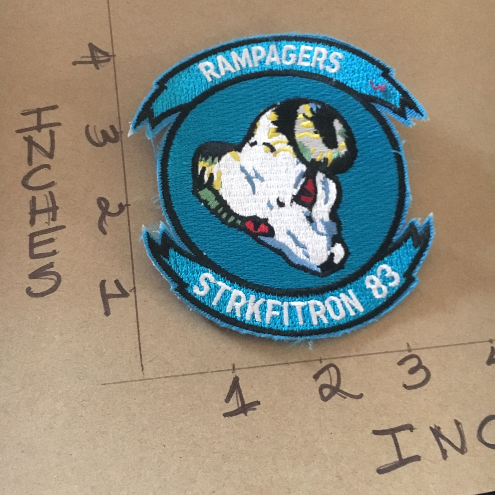 US Navy Strike Fighter Squadron 83 Strkfitron 83 Patch 4/22/25