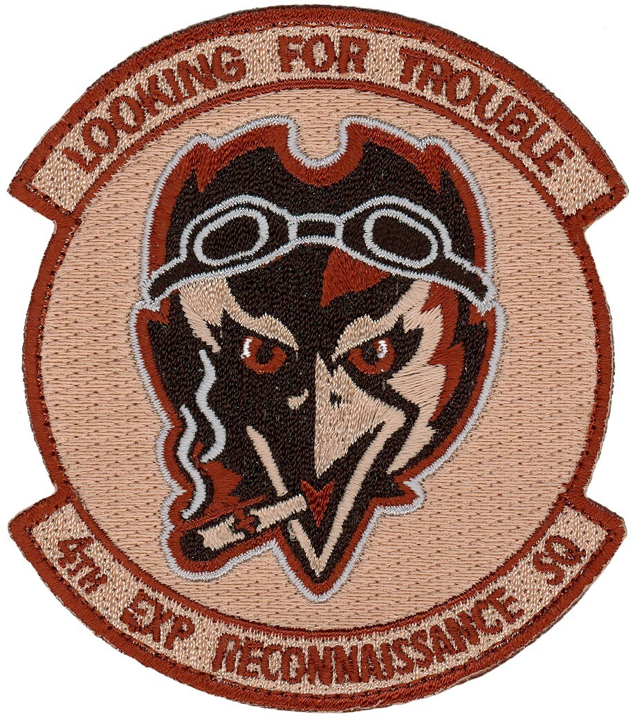 USAF 4th EXPEDITIONARY RECONNAISSANCE SQUADRON PATCH – DESERT