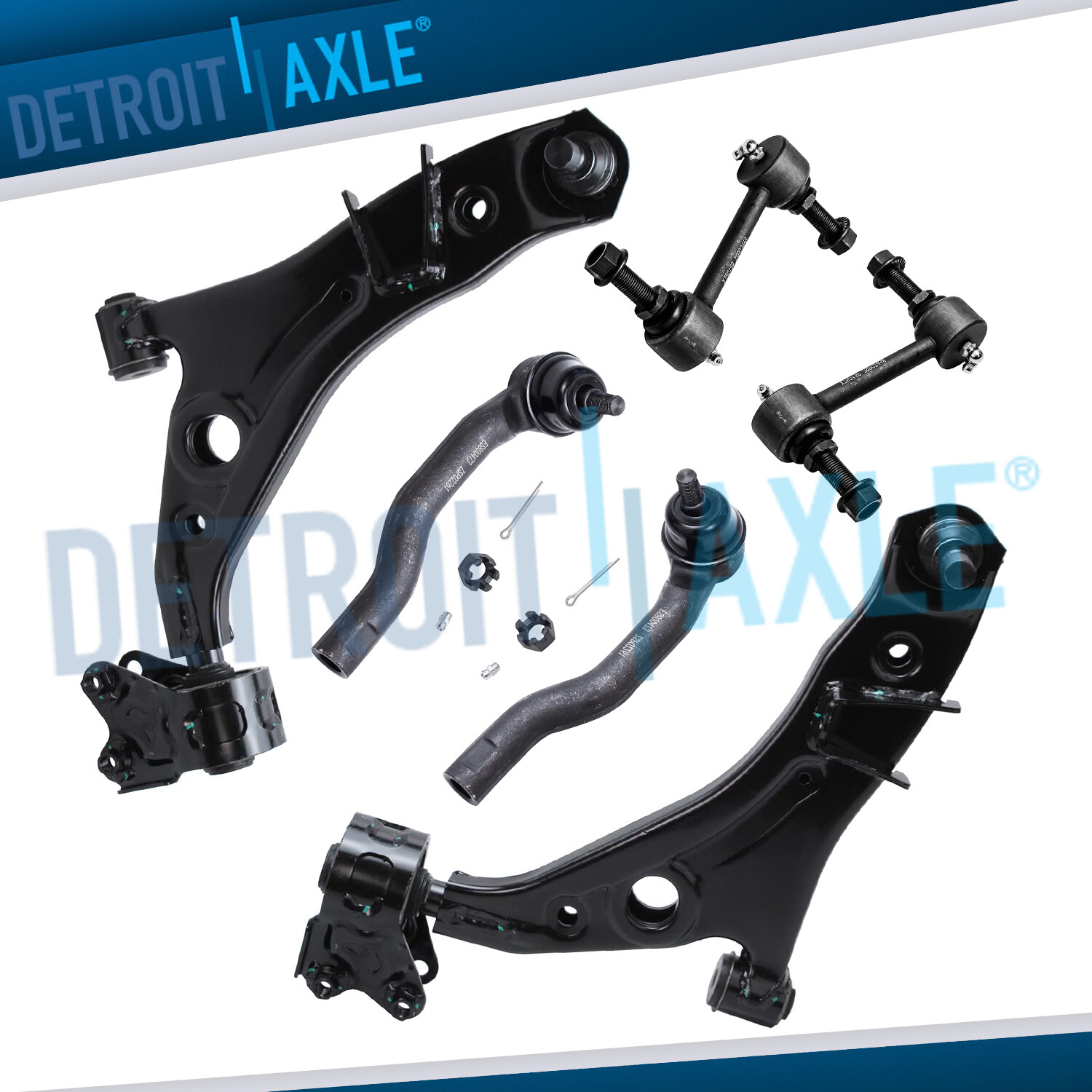 Front Lower Control Arm Tierod Sway Bar for 2007-2014 Ford Edge Lincoln MKX