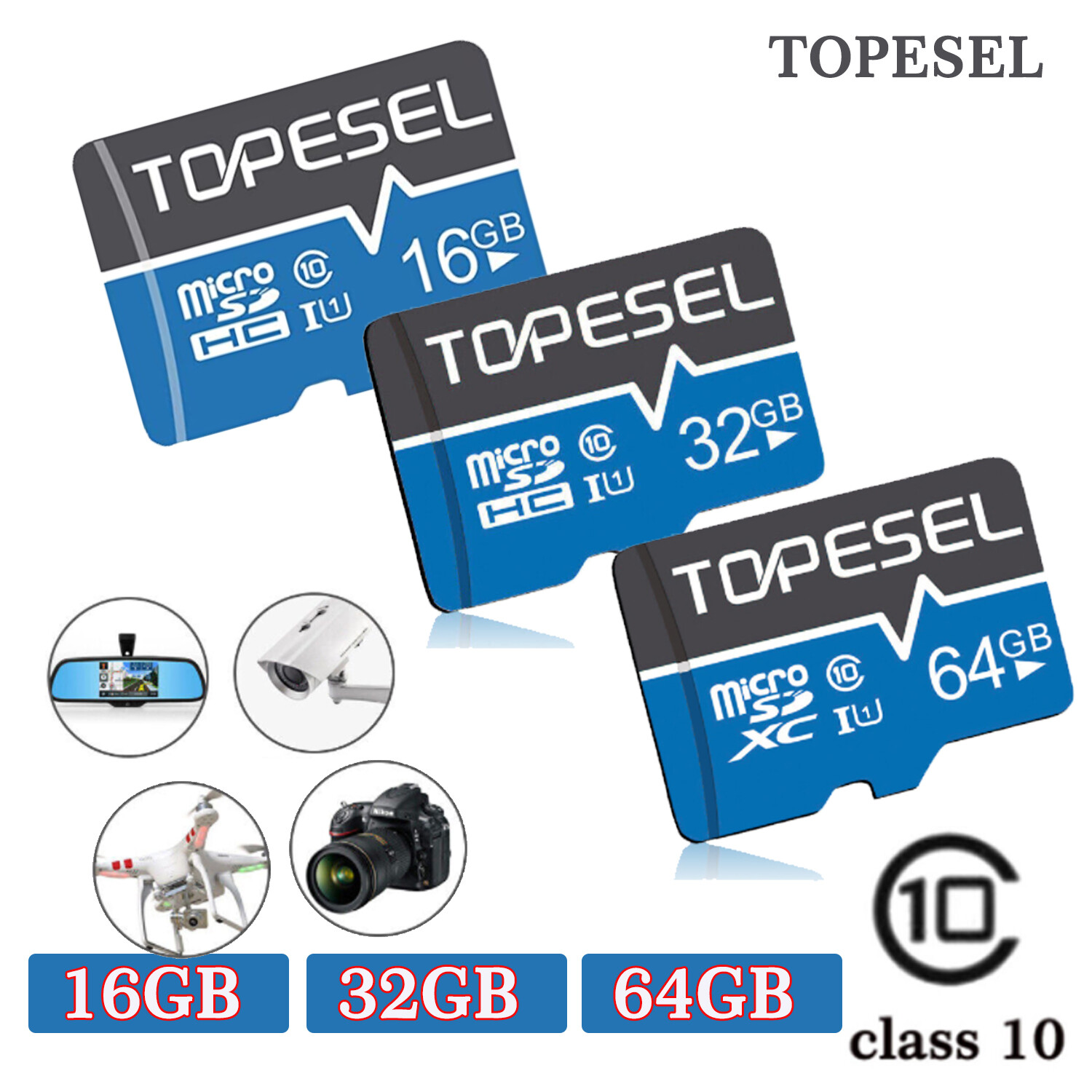 5PCS 32GB 64GB Micro SD Card Ultra Memory Class 10 TF Camera Phone Memory Cards