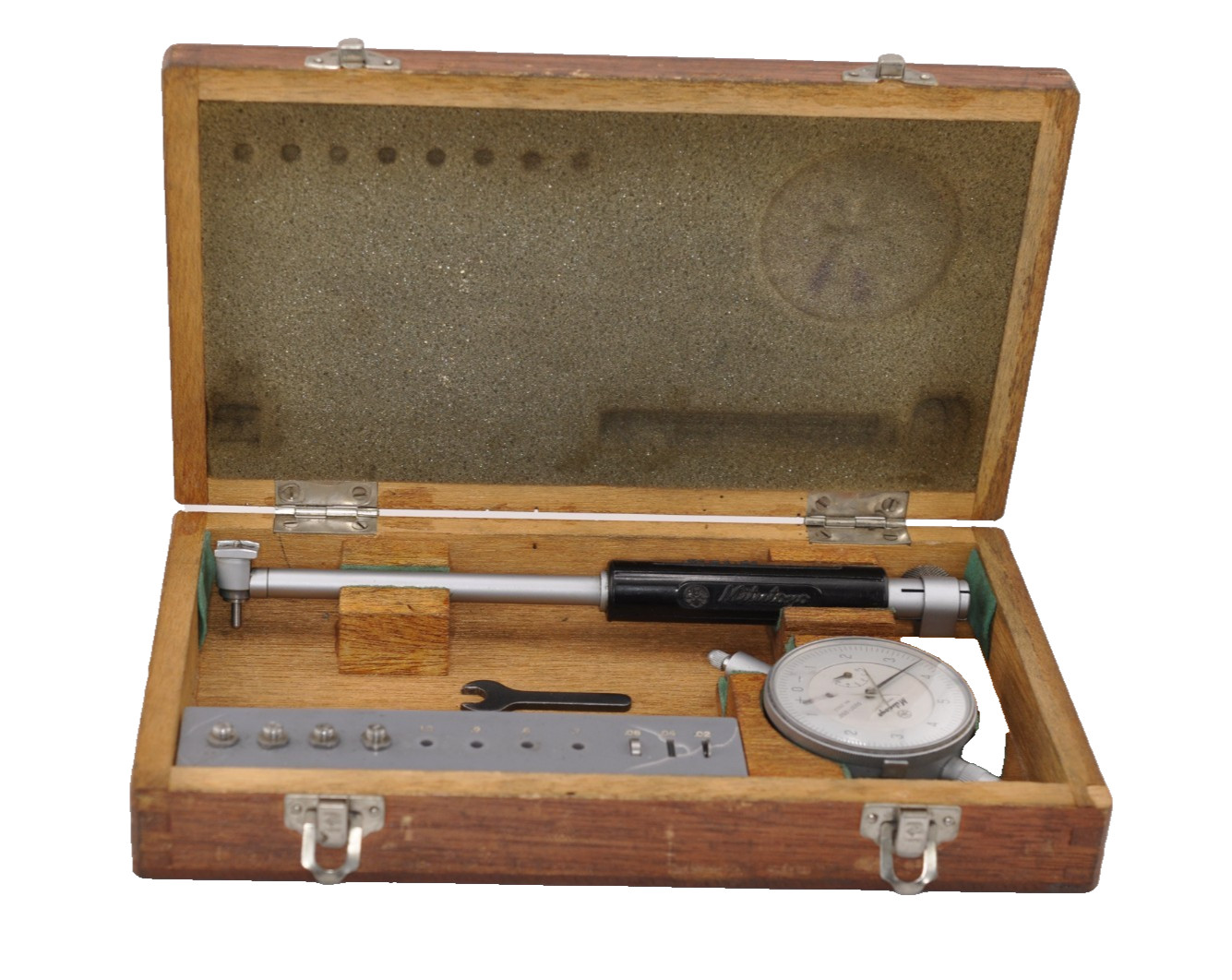 Mitutoyo Bore Gage #2923  - with case ~ THE CRYSTAL HAS A CRACK